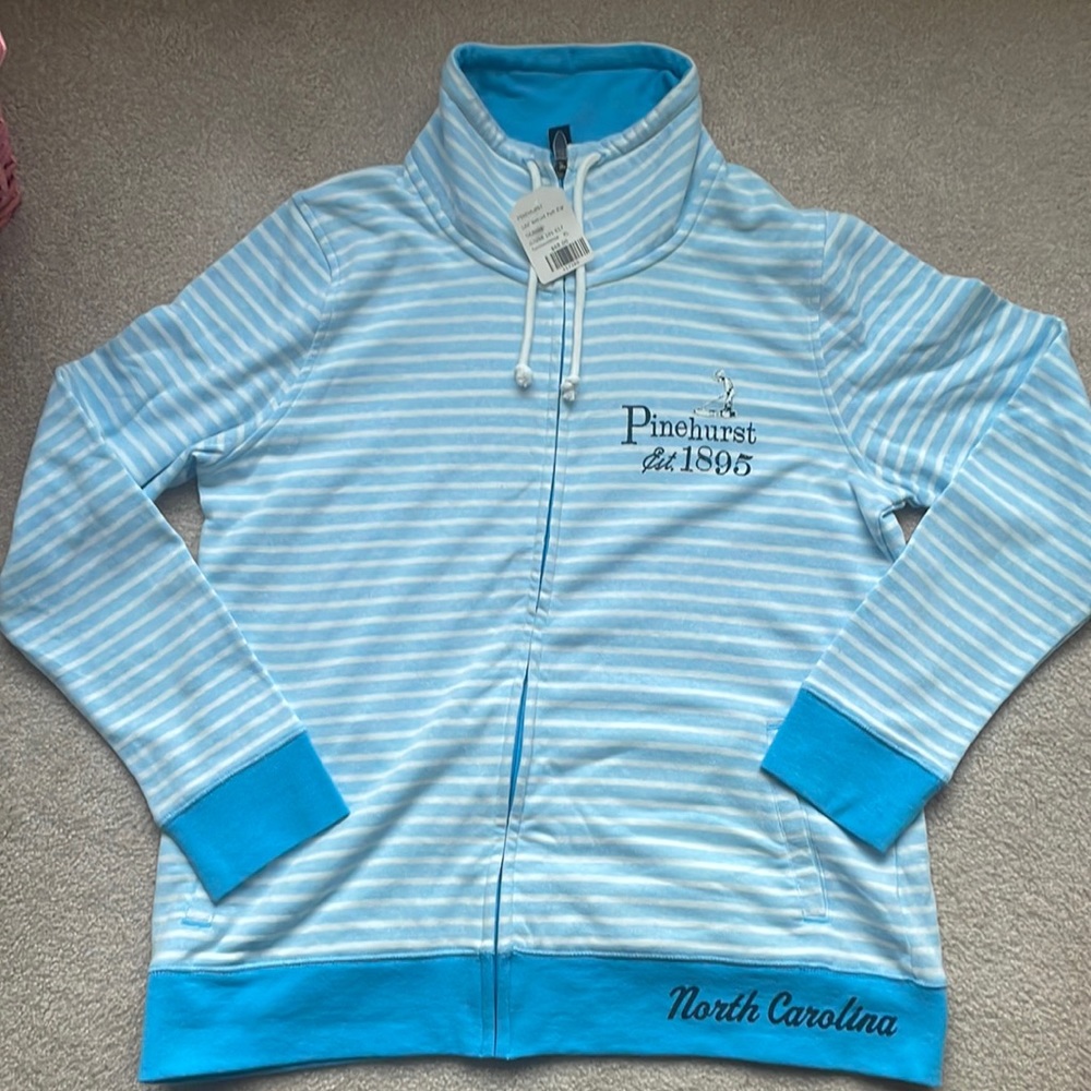 Women’s XL Pinehurst Country Club Golf Zip up Sweatshirt